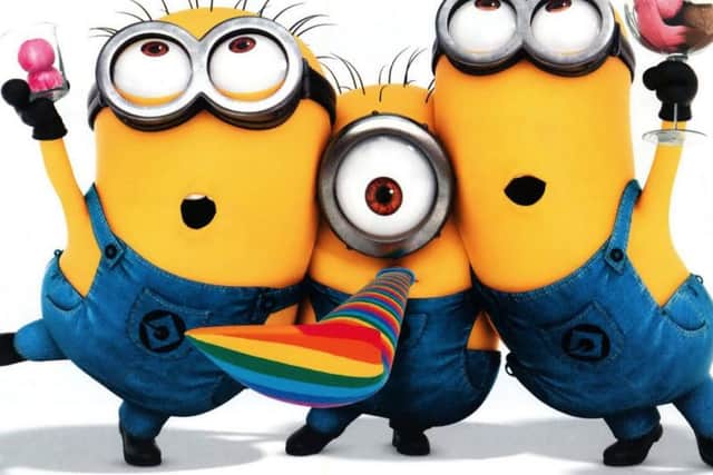 The Minions will be taking centre stage on Sunday.