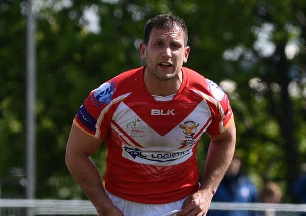 Sheffield Eagles' Steve Thorpe. Picture: Andrew Roe