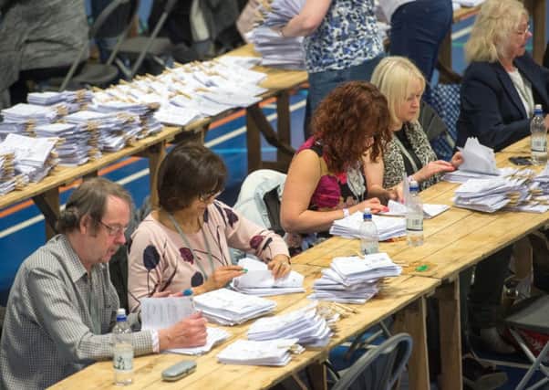 The local election count gets underway at Sheffield's English Institute of Sport
Picture Dean Atkins