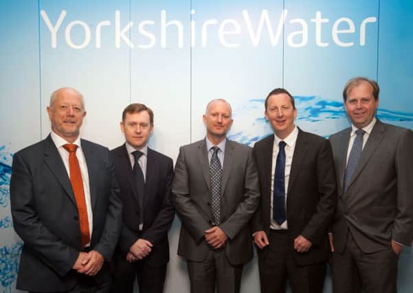 John Philips (Chairman of SEAMS), Mark Turner (Technical Director of SEAMS), Andrew Smith (Yorkshire Water), Joe Roebuck (Analytics Director of SEAMS), Mark Engelhardt (Managing Director of SEAMS)