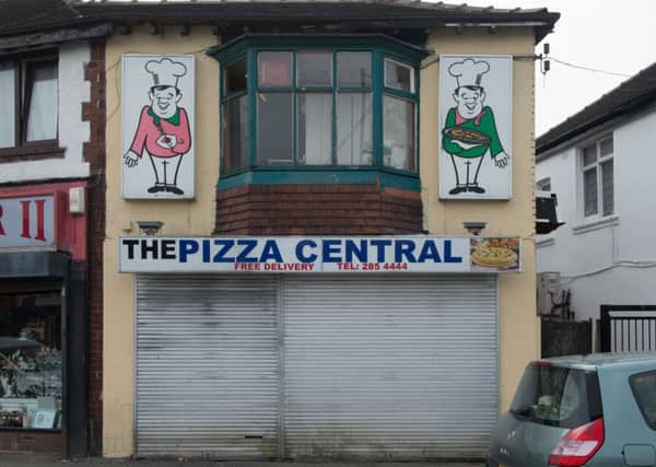 The Pizza Central on Halifax Road in Sheffield where former Army recruit Damien Walker threatened staff with a knife and then tried to burn down the property