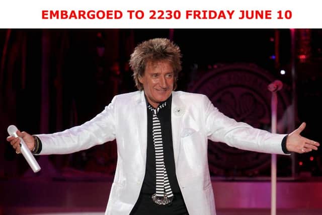 Rod Stewart who has been awarded a Knighthood in the Queen's Birthday Honours