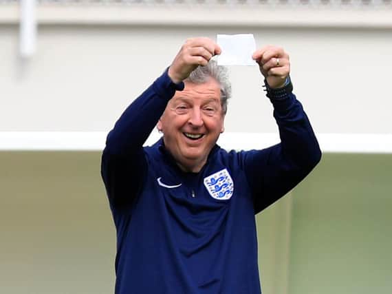Roy Hodgson avoids England in the staff sweepstake
