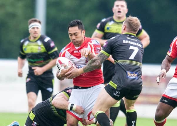 Quentin Laulu-Togagae scored the opening try for Sheffield Eagles in the defeat to Batley