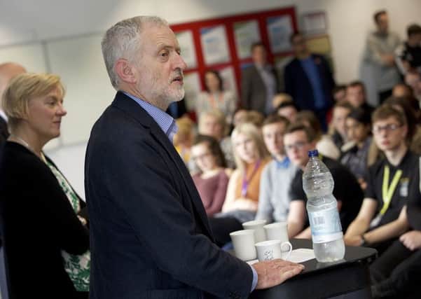 Pix: Shaun Flannery/shaunflanneryphotography.com

COPYRIGHT PICTURE>>SHAUN FLANNERY>01302-570814>>07778315553>>

27th May 2016
Dearne Valley College (DVC)
Visit by Jeremy Corbyn MP, Leader of the Labour Party
Brexit campaign 2016