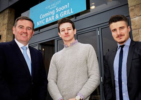 Dave Mathieson, Barclays, Lee Edwards, NYC Bar and Grill and James Pemberton, Barclays