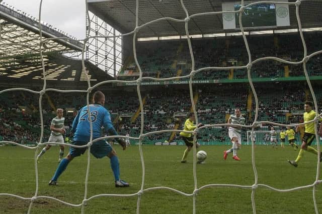 Anthony Stokes hits the target for Celtic