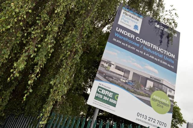One of the St. Modwen sites that is currently under consruction. Wheatley Hall Road