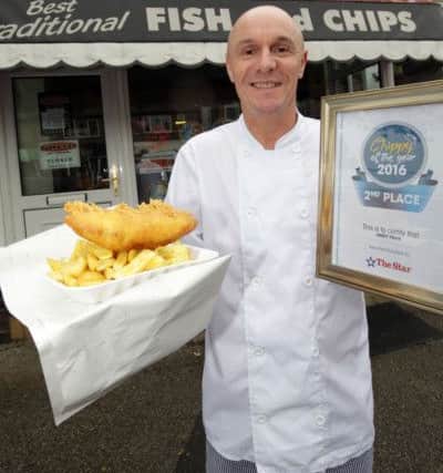 The Abbey Friar is the runner up in The Star's Chippy of the Year contest 2016. Manager Andrew Cutts is pictured. Photo: Chris Etchells
