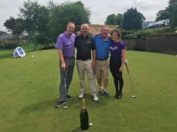 Player sat the annual charity fundraising day at Hallamshire Golf Club.