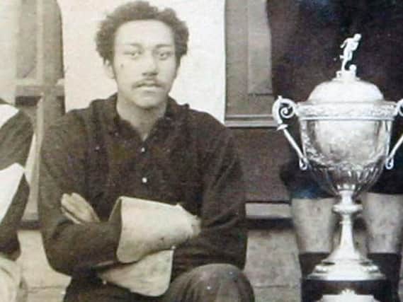 Arthur Wharton with the Saturday Cup.