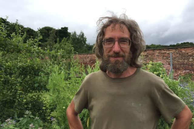 Wortley Hall Walled Garden - head gardener Darrell Maryon