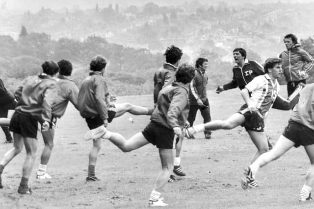 Sheffield United training at Graves Park - 20th July 1981