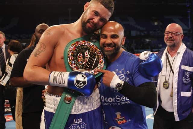 Dave Coldwell with Tony Bellew
