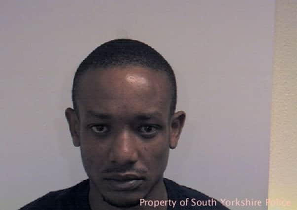 A 27-year-old man has been found guilty of raping and robbing a number of women in Doncaster in 2014.

Jean Butoyi was on trial at Sheffield Crown Court last week charged with two counts of rape, four counts of robbery and one count of theft.

- See more at: http://southyorks.police.uk/news-syp/man-found-guilty-rapes-and-robberies-doncaster#sthash.buosRsV1.dpuf