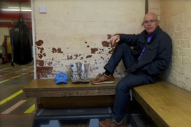 Brendan Ingle in his his gym at Wincobank in Sheffield