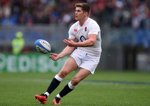 England's Owen Farrell  insists England will dwell only briefly on the success of a remarkable season before refocusing on their true goal of usurping New Zealand as the game's dominant force. .