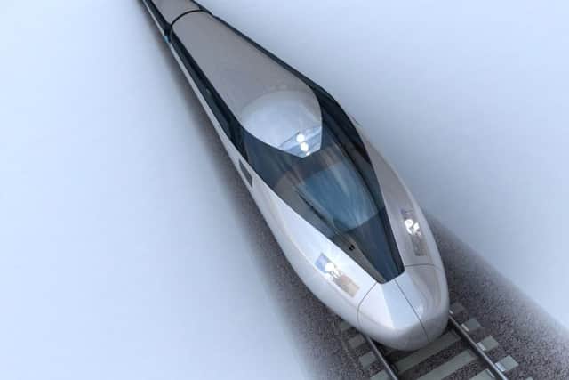 Concept designs of what the HS2 train could look like, giving passengers a 21st Century experience.