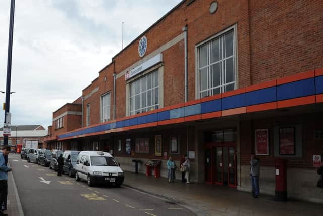 Taxi rank outside Doncaster Train Station. Picture: Andrew Roe