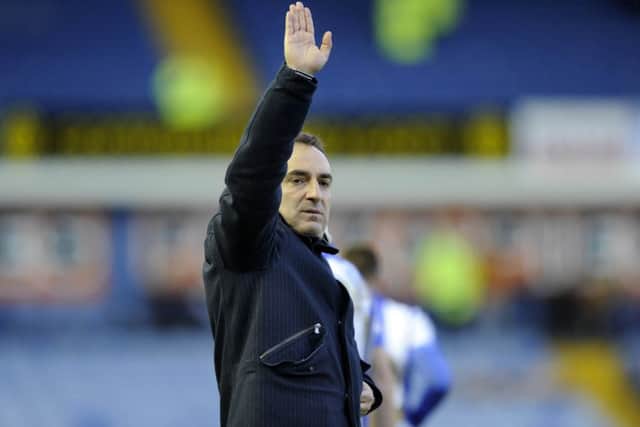 Wave from Owls head Coach Carlos Carvalhal