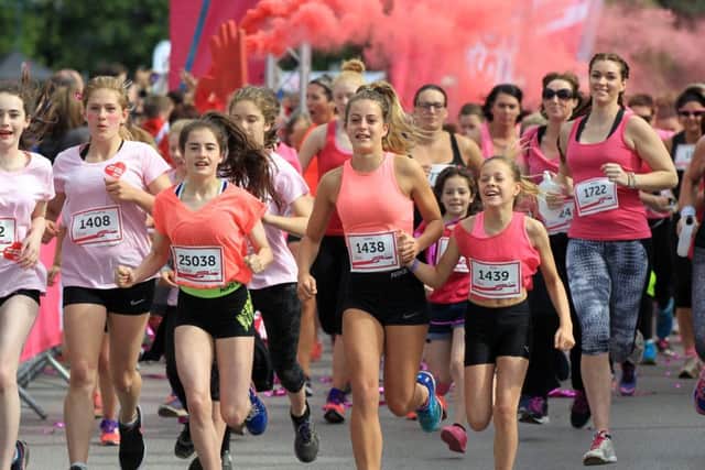 The Sheffield Race for Life 5k event at Meadowhall. Photo: Chris Etchells