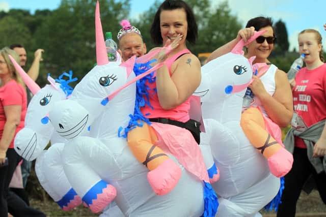 The Sheffield Race for Life 5k event at Meadowhall. Photo: Chris Etchells