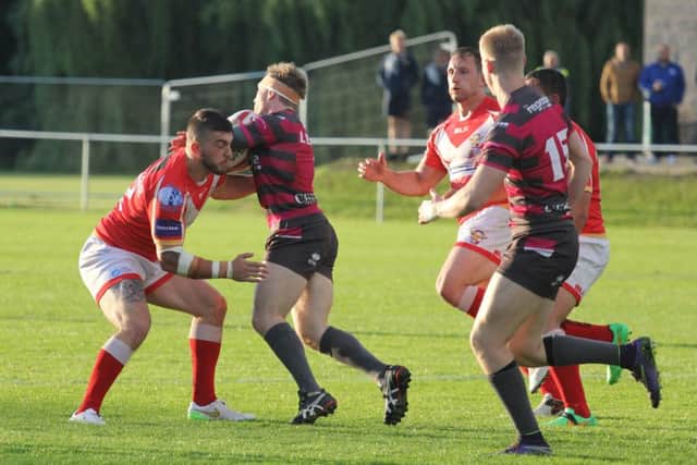 More action from Sheffield Eagles' defeat to Oldham Roughyeds. Picture: Simon Hall