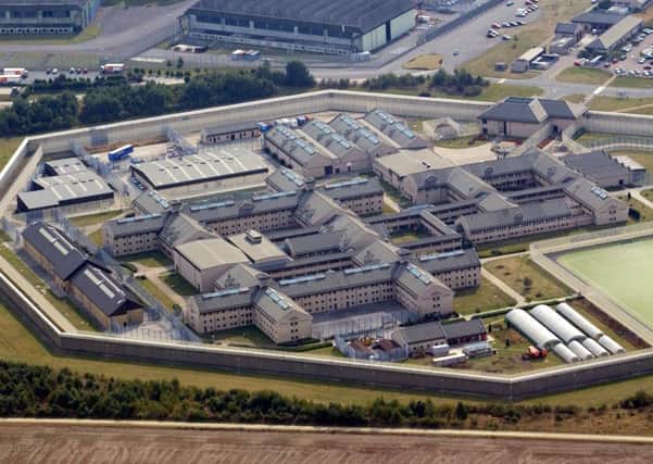 Lindholme Prison near Doncaster.  25, Sept 2003.