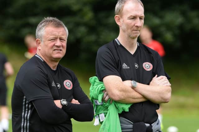 New Sheffield United manager Chris Wilder and his assistant Alan Knill want Done to play-up front next term