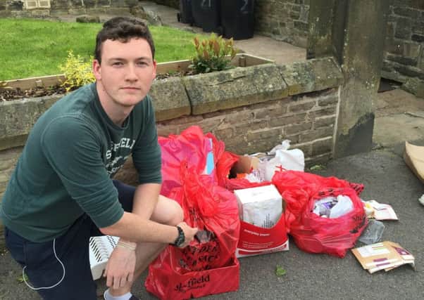 Sheffield city councillor Adam Hanrahan is calling for a review of the red sack rubbish collection scheme.
