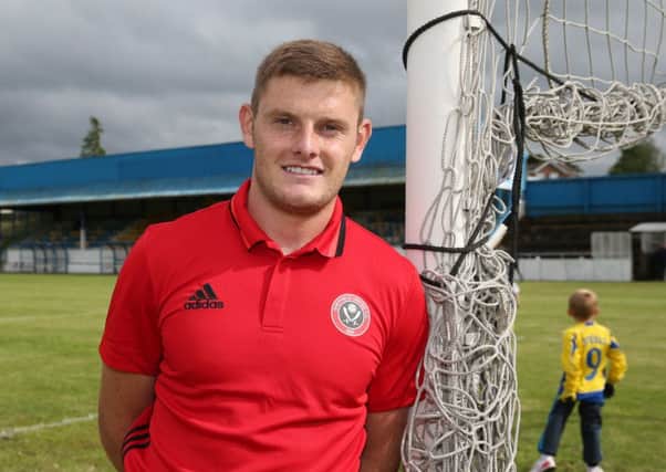 New United signing Jack O'Connell at Stocksbridge