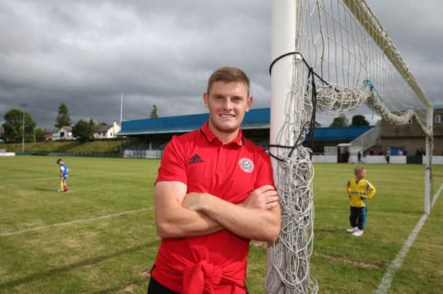 New signing Jack O'Connell following  the pre season friendly at the Local Look Stadium, Stocksbridge. Picture date: July 9th, 2016. Pic Simon Bellis/Sportimage 
--------------------
Sport Image
16/17 Stockbridge v Sheff Utd 

09 July 2016
Â©2016 Sport Image all rights reserved