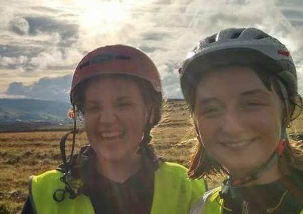Rachel Clark and Beth Robinson complete charity bike ride