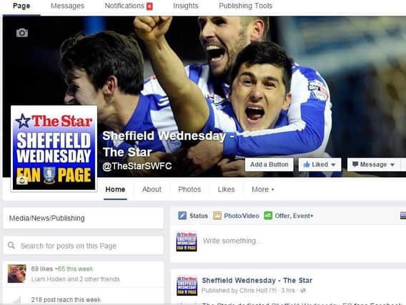 Like and share our new Sheffield Wednesday facebook page - @TheStarOwls
