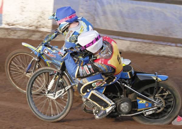 Kyle Howarth in action