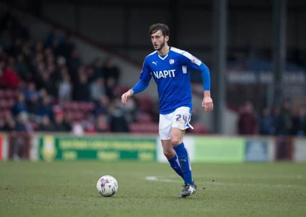 Scunthorpe United vs Chesterfield - Ollie Banks - Pic By James Williamson