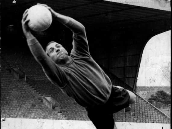 Ron in classic goalkeeping pose.