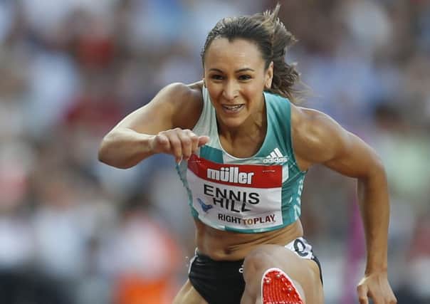 Jessica Ennis ran her second fastest time over 100m hurdles