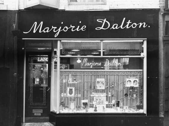 Marjorie Dalton's shop on West Street, Sheffield