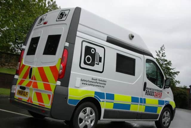 Mobile speed cameras will be used in South Yorkshire this week