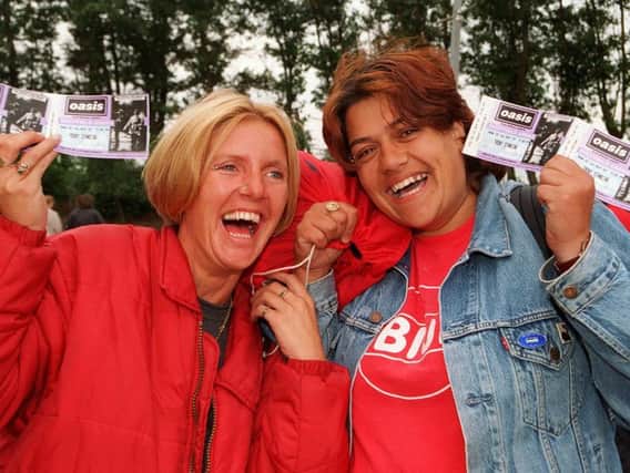 Donna Shoreman and Joanne Dungworth, both of Foxhill, were among first to secure Oasis tickets