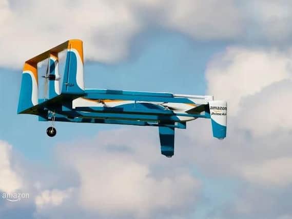 Latest version of Amazons Prime Air drone