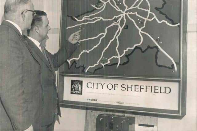 The Icelert system, installed in 1968 - at the time considered a cutting edge way to alert the council about ice buildup on the roads