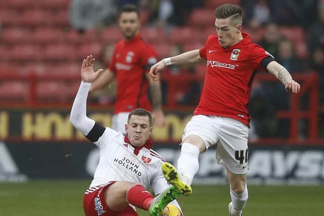 Ryan Kent in action for Coventry against Sheffield United last season