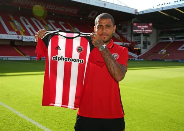 Leon Clarke is unveiled as Sheffield United's latest signing