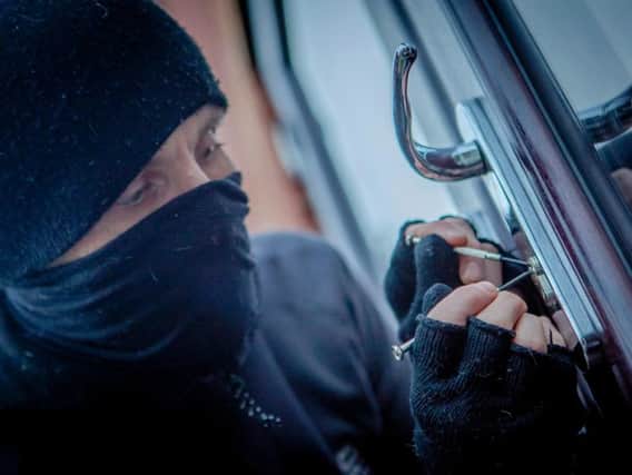 Burglars are being hunted by police in Sheffield