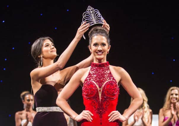 Jaime-Lee Faulkner, from Treeton, Rotherham, wins the Miss Universe GB 2016 competition. Photo: Lee Dare Photography