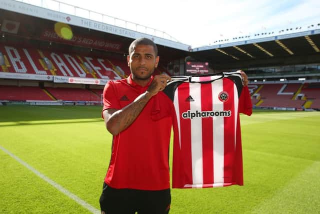 Leon Clarke was unveiled by Sheffield United yesterday Â©2016 Sport Image all rights reserved