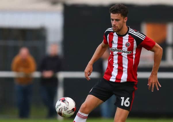 Chelsea defender Alex Davey is on trial with the Blades and featured in the friendly with Handsworth