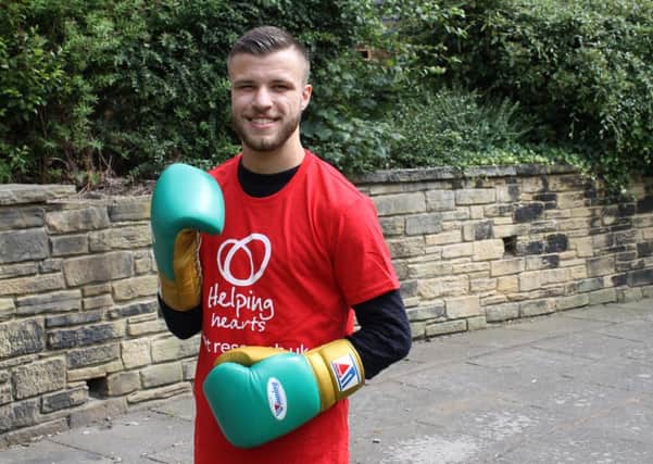 Sheffield boxer Tommy Frank, 23, from Intake, who had a hole in the heart as a child, begins his professional boxing career on Saturday, July 30, with his first pro fight at the Magna Science Adventure Centre.